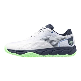 Heren tennisschoenen Mizuno Wave Enforce Court CC White/Vintage Indigo