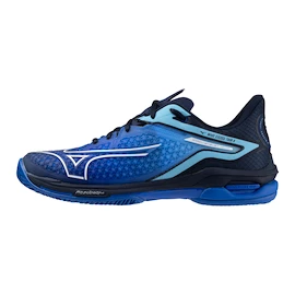 Heren tennisschoenen Mizuno Wave Exceed Tour 6 CC Mugen Blue/White/Dress Blues