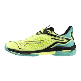 Heren tennisschoenen Mizuno Wave Exceed Tour 6 CC Sunny Lime/Black/Atlantis