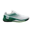 Heren tennisschoenen Wilson Rush Pro 4.0 Clay White/Green  EUR 41 1/3