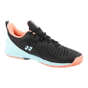 Heren tennisschoenen Yonex Sonicage 3 Clay M Black/Sky Blue