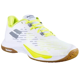 Heren zaalschoenen Babolat  Shadow Tour 5 Men White/Lime