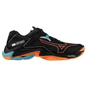 Heren zaalschoenen Mizuno  Wave Lightning Z8 Black/Neon Flame