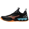 Heren zaalschoenen Mizuno  Wave LUMINOUS 3 Black/Neon Flame