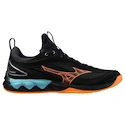 Heren zaalschoenen Mizuno  Wave LUMINOUS 3 Black/Neon Flame