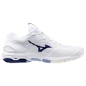 Heren zaalschoenen Mizuno  Wave STEALTH 6 White/Bellwether Blue