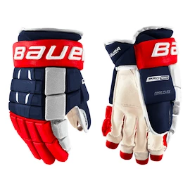 IJshockey handschoenen Bauer Pro Series Navy/Red/White Intermediate