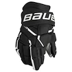 IJshockey handschoenen Bauer Supreme MACH Black/White Intermediate 12 inch