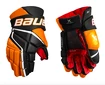 IJshockey handschoenen Bauer Vapor 3X Black/Orange Intermediate