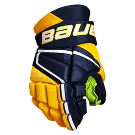 IJshockey handschoenen Bauer Vapor 3X Navy/Gold Junior