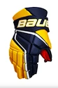 IJshockey handschoenen Bauer Vapor 3X Navy/Gold Senior