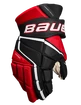 IJshockey handschoenen Bauer Vapor 3X PRO Black/Red Senior