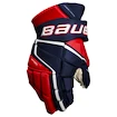 IJshockey handschoenen Bauer Vapor 3X PRO Navy/Red/White Intermediate 12 inch