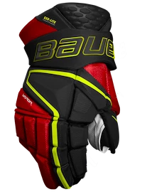 IJshockey handschoenen Bauer Vapor Hyperlite Black/Red/Green Intermediate