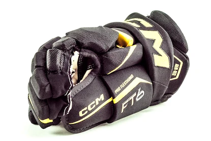 IJshockey handschoenen CCM JetSpeed FT6 Black/Sunflower Junior