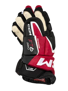 IJshockey handschoenen CCM JetSpeed FT6 Pro Black/Red/White Senior 14 inch