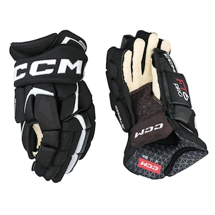 IJshockey handschoenen CCM JetSpeed FT6 Pro Black/White Senior 13 inch