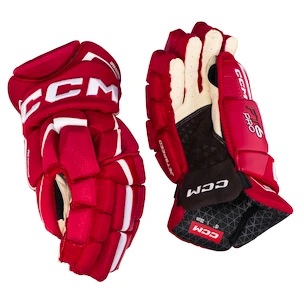 IJshockey handschoenen CCM JetSpeed FT6 Pro Red/White Junior 11 inch