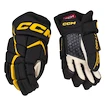 IJshockey handschoenen CCM JetSpeed FT680 Black/Sunflower Junior 12 inch