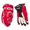 IJshockey handschoenen CCM JetSpeed FTWomen Red/White Senior