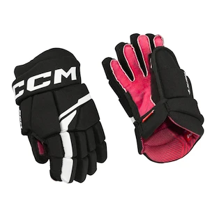 IJshockey handschoenen CCM Next Black/White Youth 8 inch