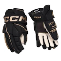 IJshockey handschoenen CCM Tacks XF 80 Black/Gold Junior 10 inch