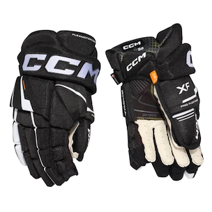 IJshockey handschoenen CCM Tacks XF Black/White Junior 11 inch