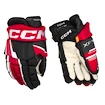 IJshockey handschoenen CCM Tacks XF PRO Black/Red/White Junior 12 inch