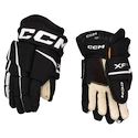 IJshockey handschoenen CCM Tacks XF PRO Black/White Youth 9 inch