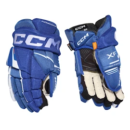 IJshockey handschoenen CCM Tacks XF Royal/White Junior