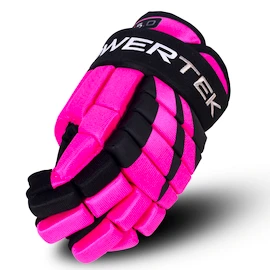 IJshockey handschoenen POWERTEK V5.0 Black/Pink Junior