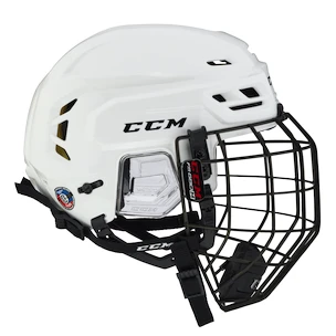 IJshockeyhelm CCM Tacks 310 Combo White Senior