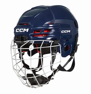 IJshockeyhelm CCM Tacks 70 Combo Navy Youth