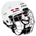 IJshockeyhelm CCM Tacks 70 Combo White Junior