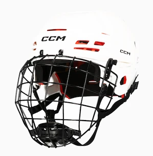 IJshockeyhelm CCM Tacks 70 Combo White  Senior