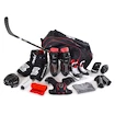 IJshockeytas op wielen SHER-WOOD Code V Backpack Black/Red Senior