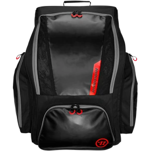 IJshockeytas Warrior  Pro Carry Backpack Black/Red Senior