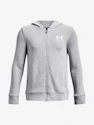 Jongens hoodie Under Armour  Rival Terry FZ Hoodie-GRY