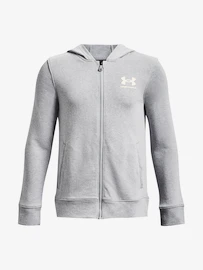 Jongens hoodie Under Armour Rival Terry FZ Hoodie-GRY