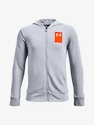 Jongens hoodie Under Armour  Rival Terry FZ Hoodie-GRY XL