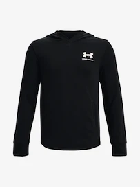 Jongens hoodie Under Armour Rival Terry Hoodie-BLK