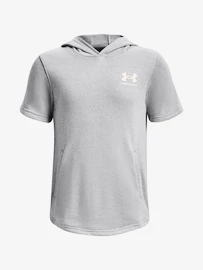 Jongens hoodie Under Armour Rival Terry SS Hoodie-GRY