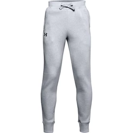 Jongens joggingbroek Under Armour RIVAL COTTON PANTS Grey