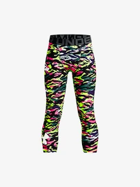 Jongens legging Under Armour HeatGear Nov 3/4 Lgs-BLK