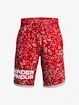 Jongens short Under Armour  Stunt 3.0 Plus Shorts-RED M