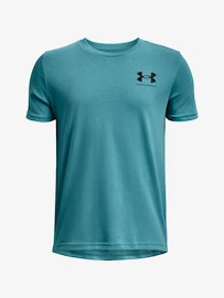 Jongens T-shirt Under Armour SPORTSTYLE LEFT CHEST SS-BLU