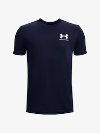 Jongens T-shirt Under Armour SPORTSTYLE LEFT CHEST SS-NVY