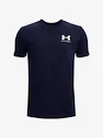 Jongens T-shirt Under Armour  SPORTSTYLE LEFT CHEST SS-NVY XS