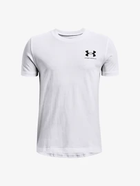 Jongens T-shirt Under Armour SPORTSTYLE LEFT CHEST SS-WHT