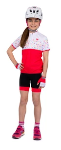 Kinder fietsshirt Etape  RIO pink/white